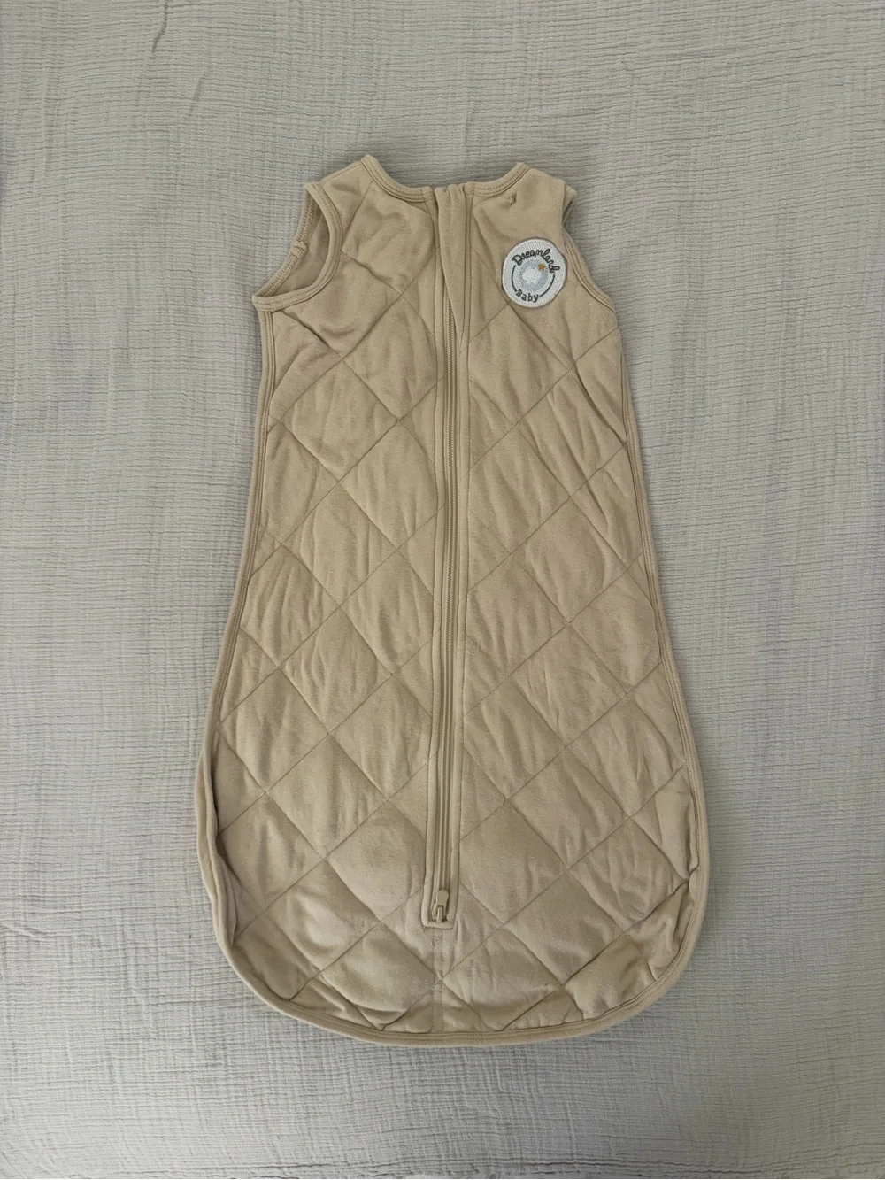 Beige Quilted Baby Sleep Sack - Neutral